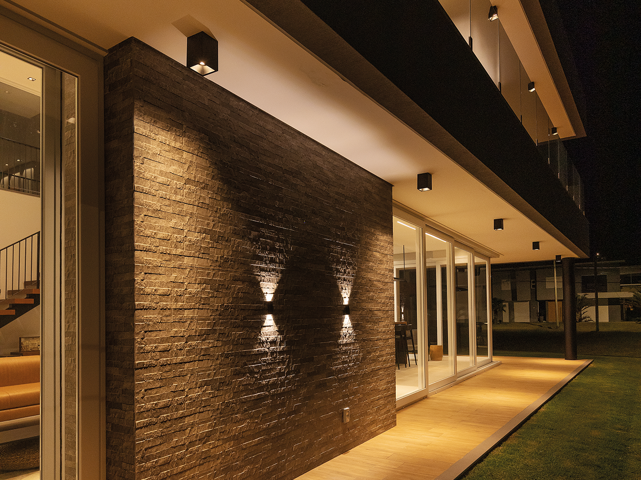 Wall Mini Arandela de Efeito | 2 fachos abertos 5W 70° - STH9730