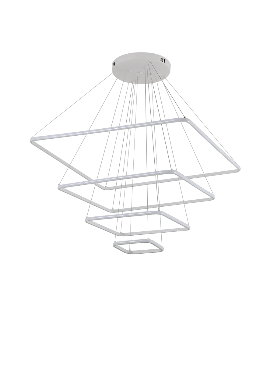 Pendente LED INVERSE Nordecor Quadrado 80cm - 2169-1
