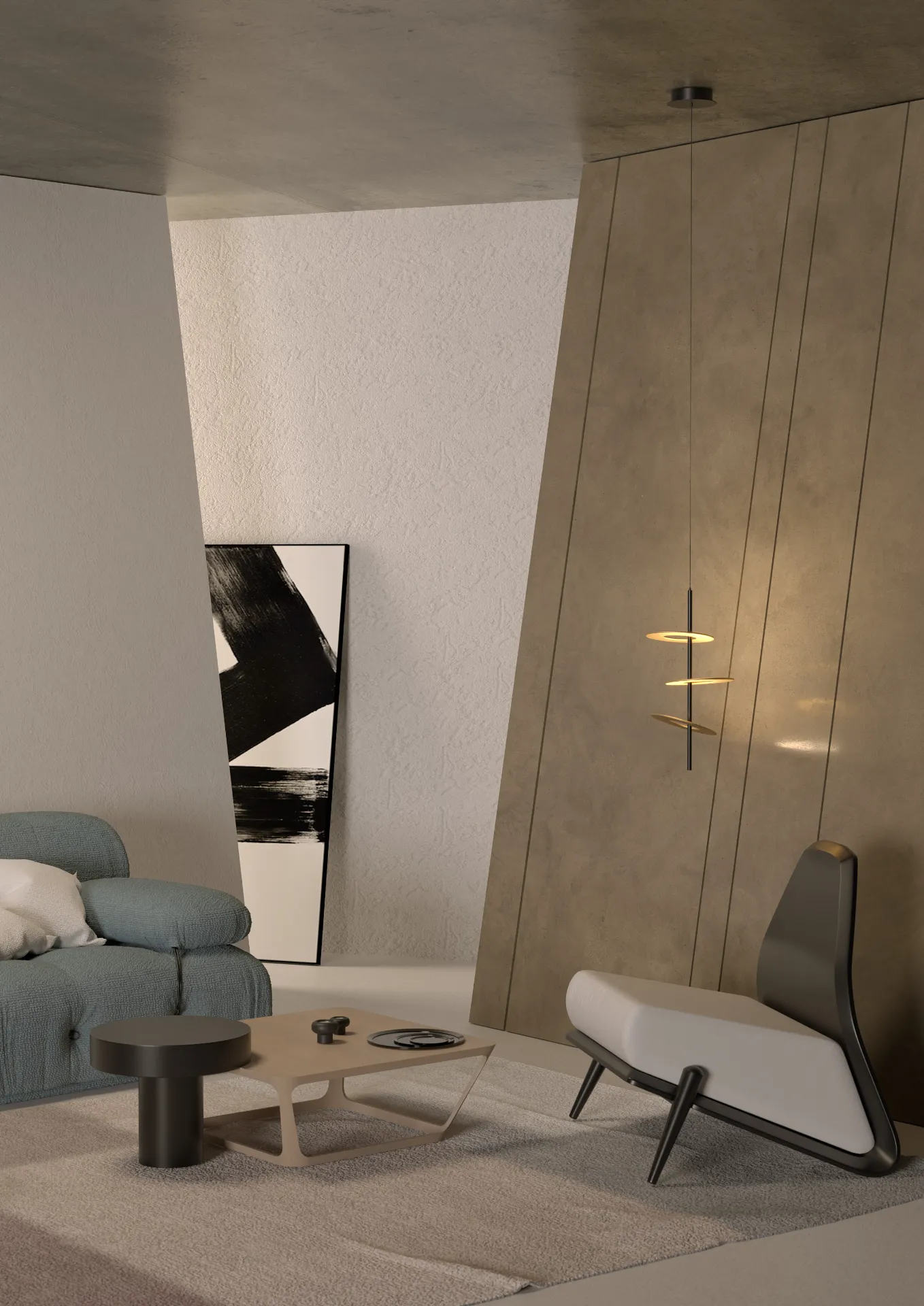 Pendente led KOTE 3 MÓD. Nordecor 30W - 2759