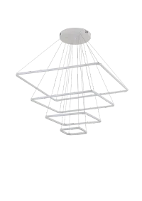 Pendente LED INVERSE Nordecor Quadrado 80cm - 2169-1