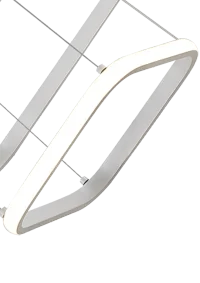 Pendente LED INVERSE Nordecor Quadrado 80cm - 2169-1 - 2