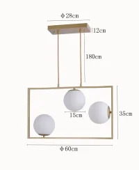 Pendente IBBA Nordecor 35cm - 2298 - 6