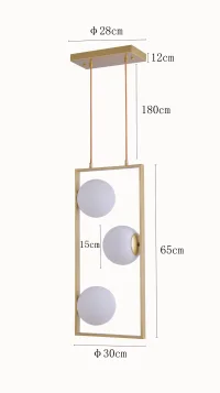 Pendente IBBA Nordecor 65cm - 2299 - 5