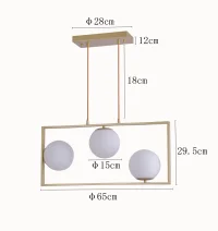 Pendente IBBA Nordecor 29,5cm - 2300 - 6