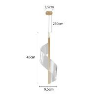 Pendente LED RUBAN Nordecor 9w - 2484 - 5