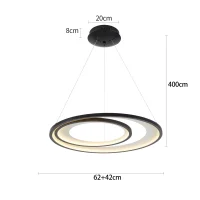 Pendente LED ZAHAL Nordecor - 2506 - 7