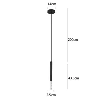Pendente led PEAN 1 MÓD. Nordecor 3W - 2517 - 12
