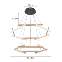 Pendente LED WIDA Nordecor 80cm - 2786 - 6