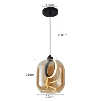 Pendente LED RUZO Nordecor 20cm - 2793 - 6