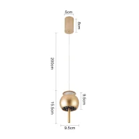 Pendente led OLIWA Nordecor 5W+5W - 2805 - 12