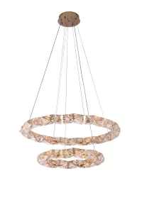 Pendente LED KAZY 2 Módulos Nordecor 62w - 2883 - 2