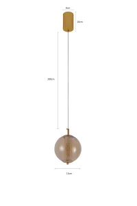 Pendente LED JANNI 15CM - 2885 - 5