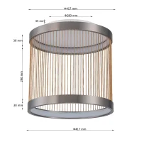 Plafon LED BEYS Nordecor 41cm - 2938 - 7