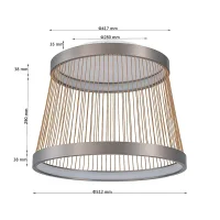 Plafon LED BEYS 51cm - 2939 - 5
