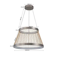 Pendente LED BEYS Nordecor 68cm - 2941 - 5