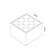 Downlight Led de Sobrepor POWERUS 9 LEDS 24° Nordecor 18W - 6388 - 13