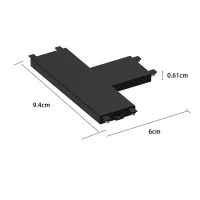 Kit 4 Unidades - Emenda Angular p/Kay T Teto Nordecor - 6569 - 4