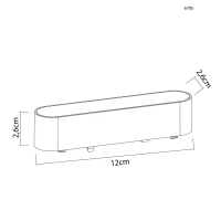 Kit 5 Unidades - Módulo LED Difusor Magnetic Track Kay 6W Nordecor - 6555 - 7