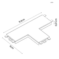 Kit 4 Unidades - Emenda Angular p/Kay T Teto Nordecor - 6569 - 5