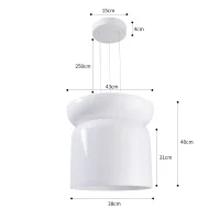 Pendente LED DOMMI Nordecor 43x40cm - 90000 - 5