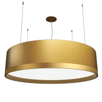 Pendente Cilíndrico Latão Accord 50cm - 1550 - 13