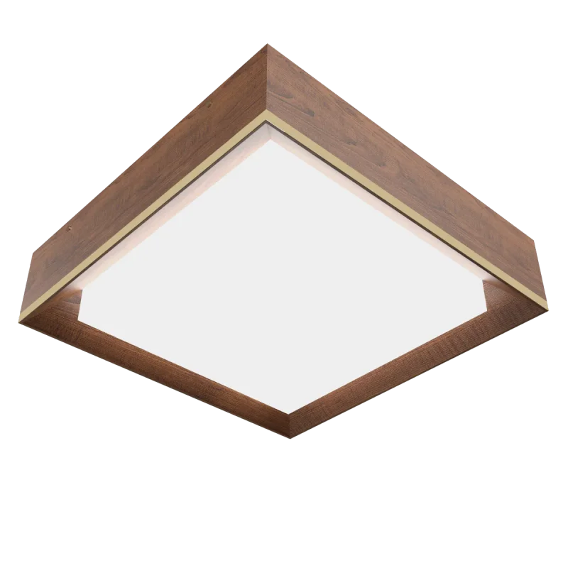 Plafon Squadro Latão Accord 40cm - 5132