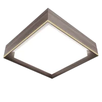 Plafon Squadro Latão Accord 40cm - 5132 - 5