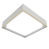 Plafon Squadro Latão Accord 40cm - 5132 - 9