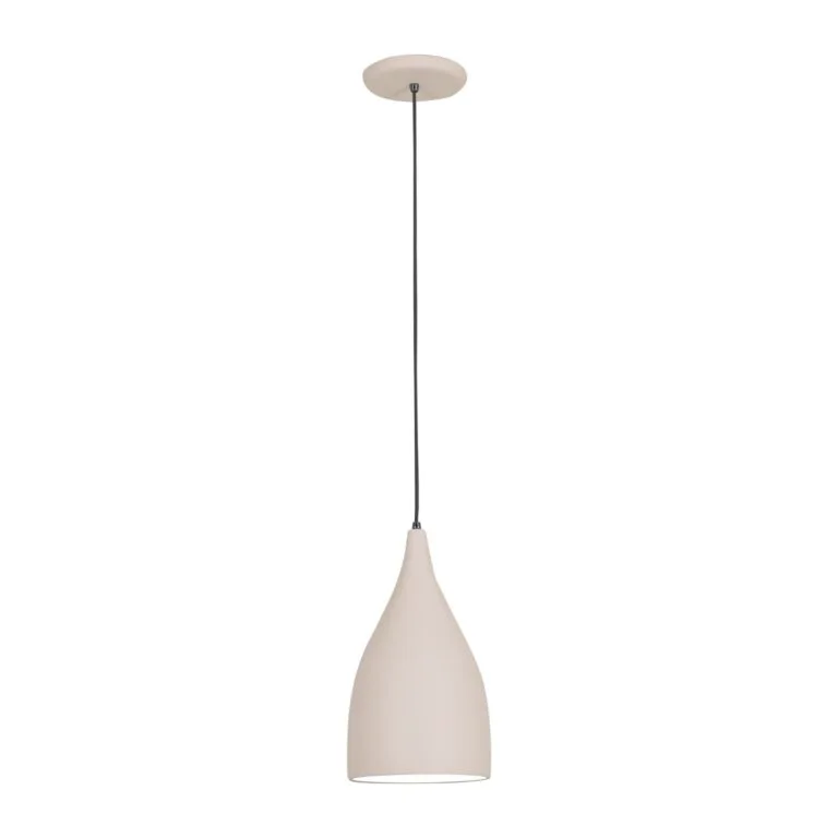 Pendente Lira Geo Luz & Cerâmica  - 34cm 