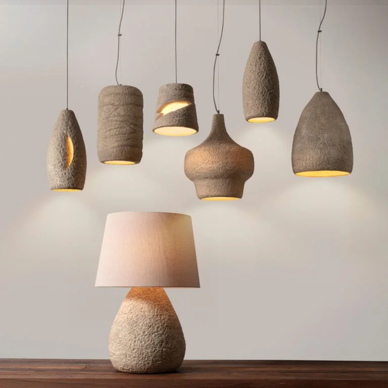 Abajur Nuno Geo Luz&Cerâmica - 47,5cm    