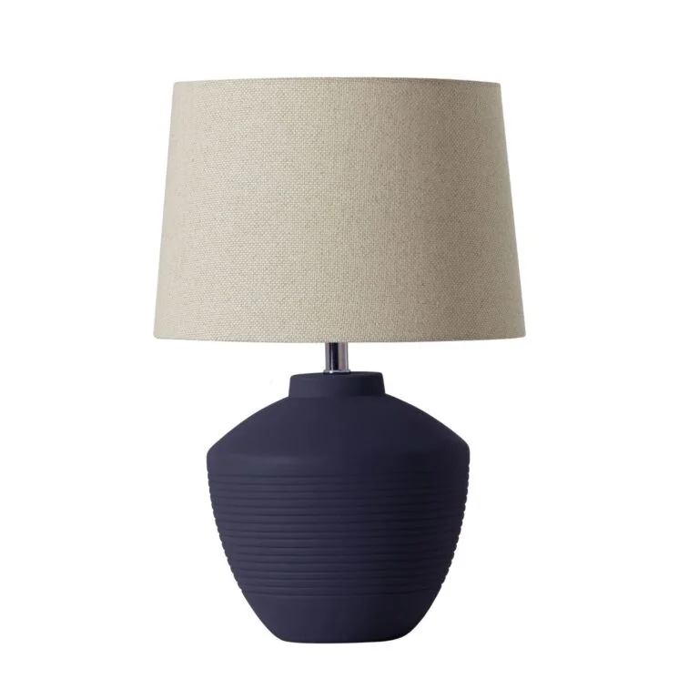 Abajur Buriti Geo Luz&Cerâmica - 34cm