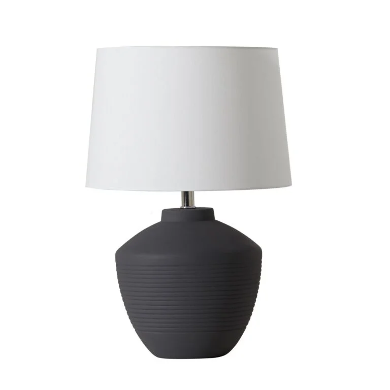 Abajur Buriti Geo Luz&Cerâmica - 34cm