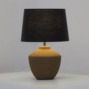 Abajur Buriti Geo Luz&Cerâmica - 34cm