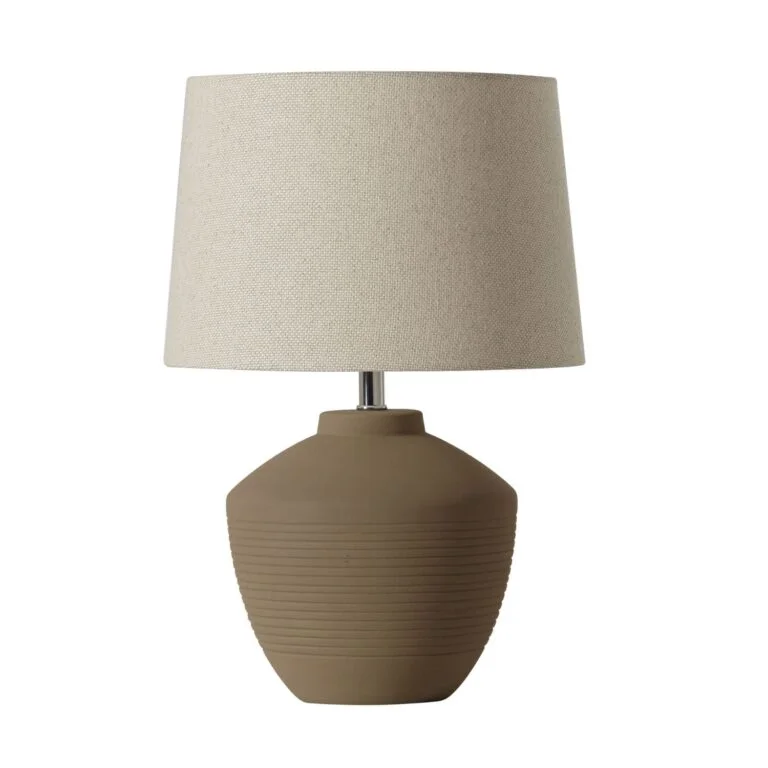 Abajur Buriti Geo Luz&Cerâmica - 34cm