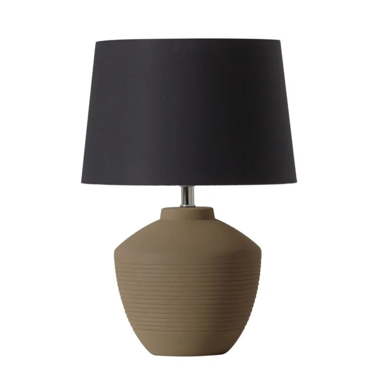 Abajur Buriti Geo Luz&Cerâmica - 34cm