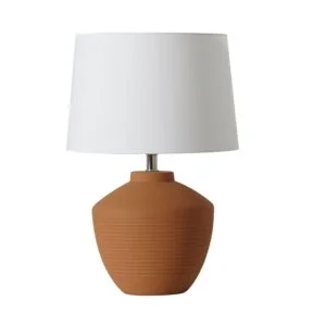Abajur Buriti Geo Luz&Cerâmica - 34cm