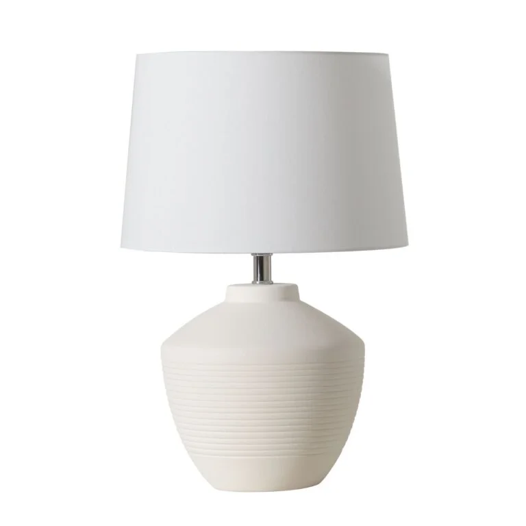 Abajur Buriti Geo Luz&Cerâmica - 34cm