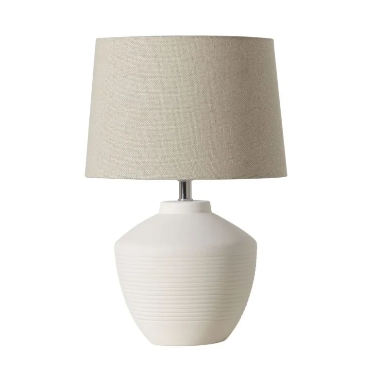 Abajur Buriti Geo Luz&Cerâmica - 34cm