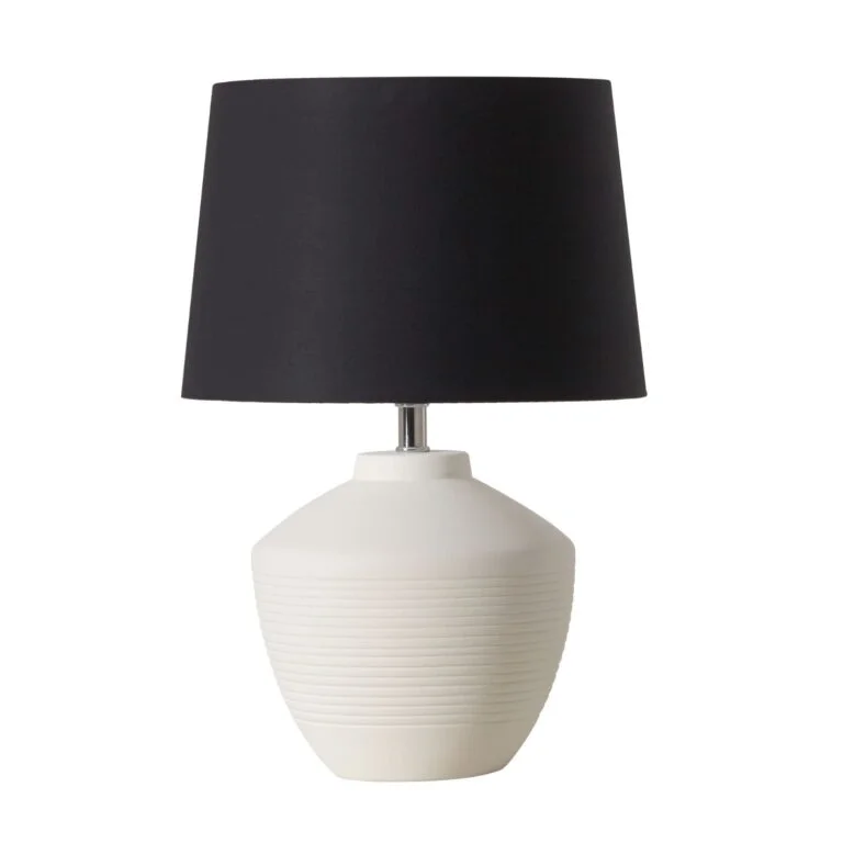 Abajur Buriti Geo Luz&Cerâmica - 34cm