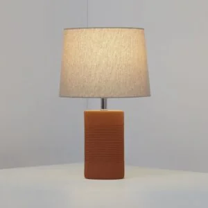 Abajur Jatobá Geo Luz&Cerâmica - 34cm