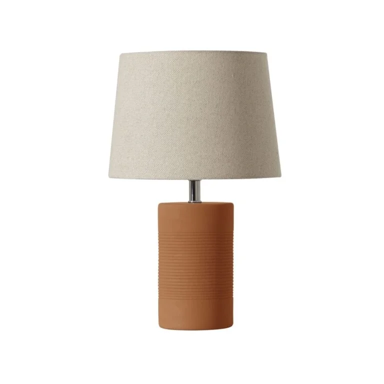 Abajur Jatobá Geo Luz&Cerâmica - 34cm