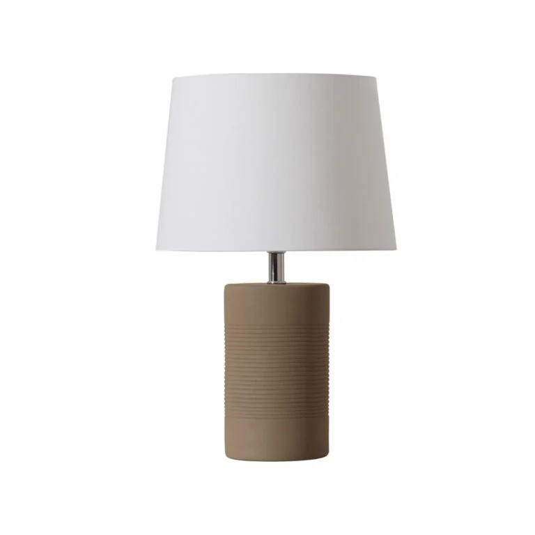 Abajur Jatobá Geo Luz&Cerâmica - 34cm
