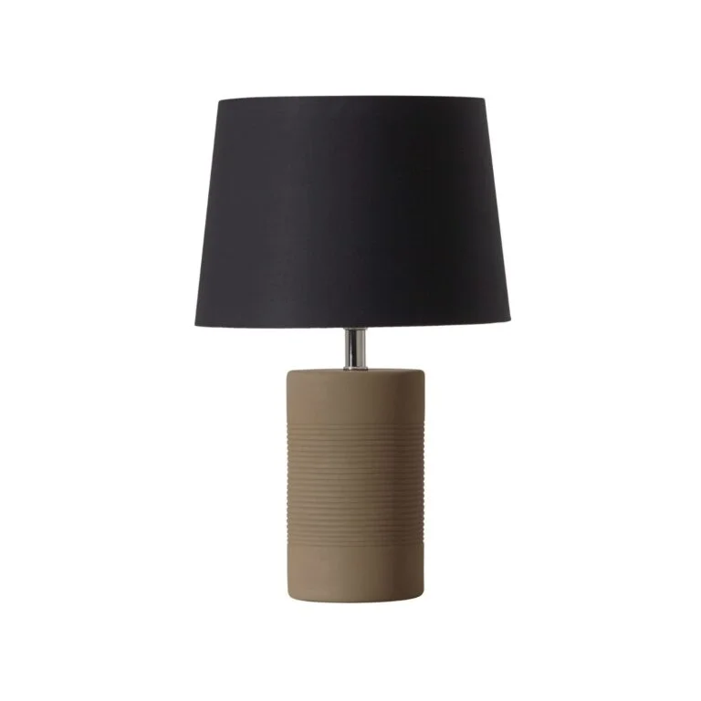 Abajur Jatobá Geo Luz&Cerâmica - 34cm