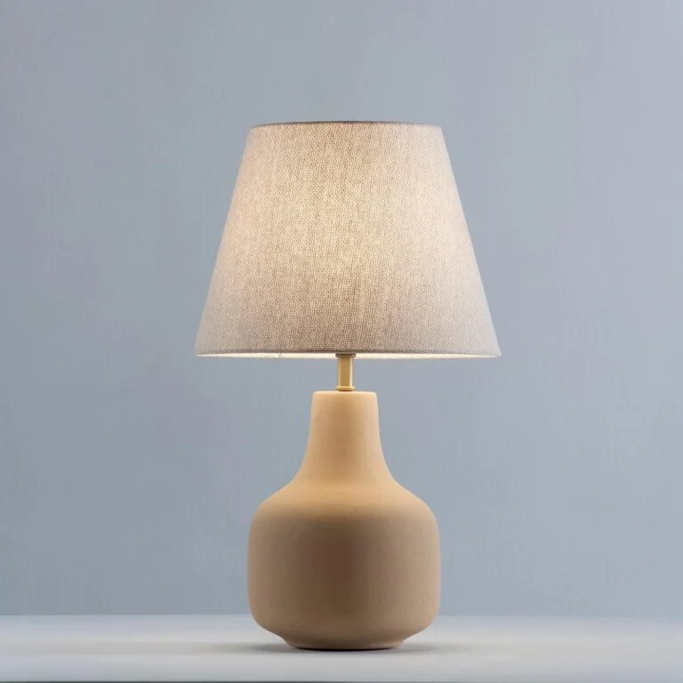 Abajur Búzios  Geo Luz & Cerâmica - 22cm  
