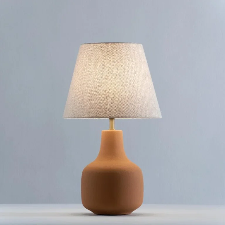 Abajur Búzios  Geo Luz & Cerâmica - 22cm  