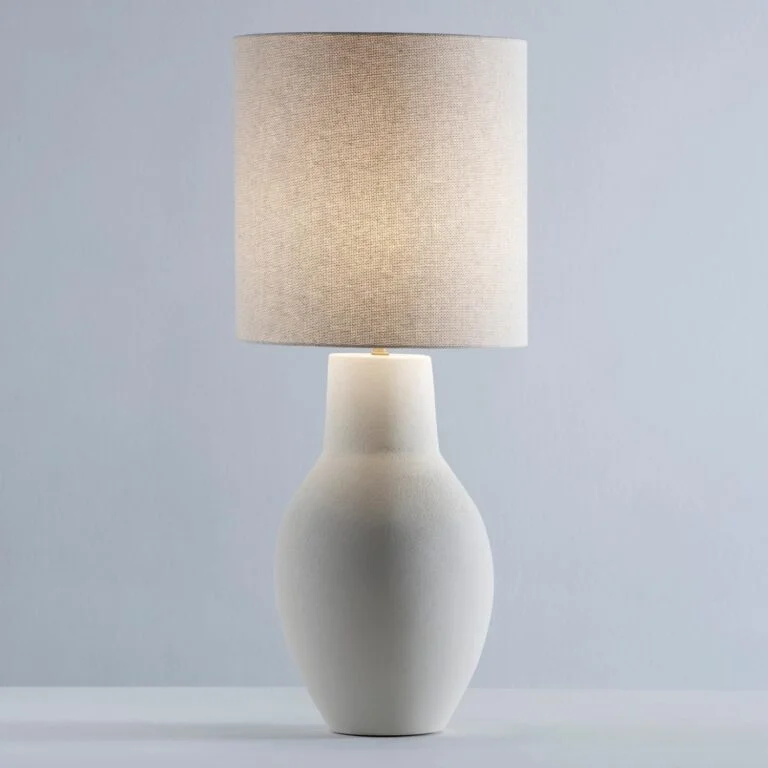 Abajur Guaratuba Geo Luz & Cerâmica - 53cm 