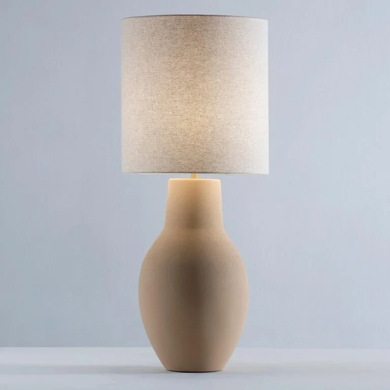 Abajur Guaratuba Geo Luz & Cerâmica - 53cm 