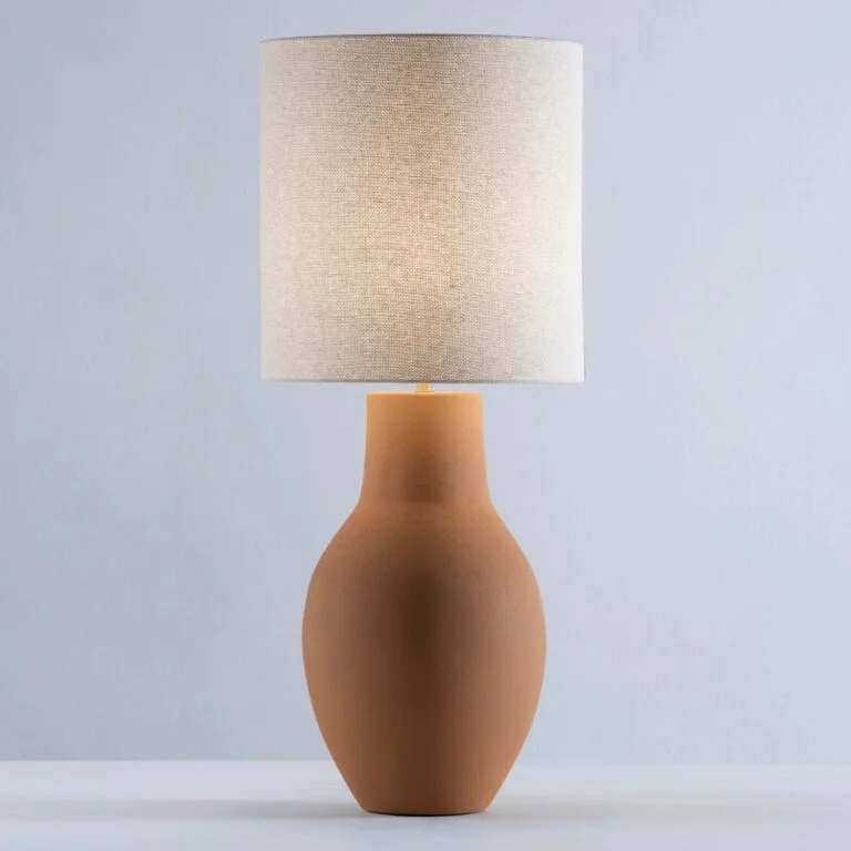 Abajur Guaratuba Geo Luz & Cerâmica - 53cm 