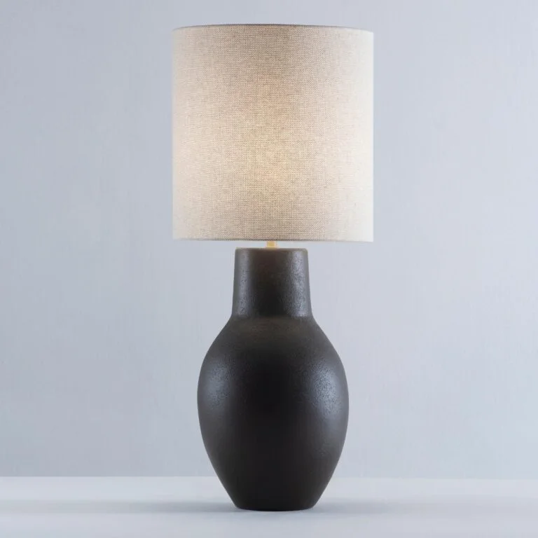 Abajur Guaratuba Geo Luz & Cerâmica - 53cm 