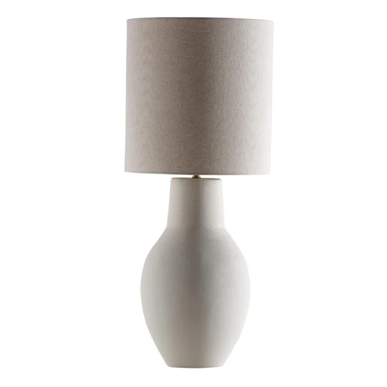 Abajur Guaratuba Geo Luz & Cerâmica - 53cm 